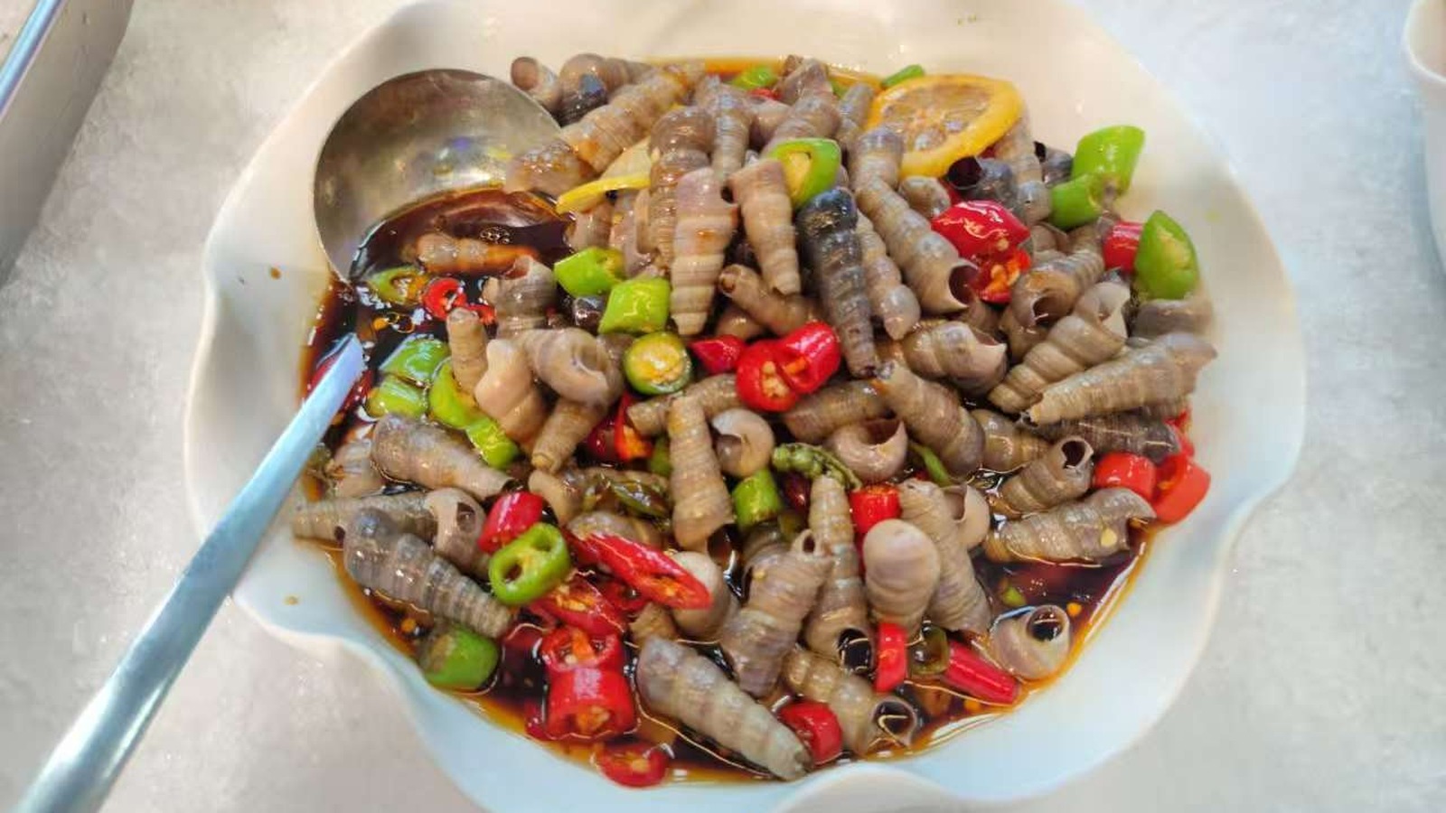 京都小肥羊·火锅大排档洛城威尼斯小镇店火锅食材摆盘实拍