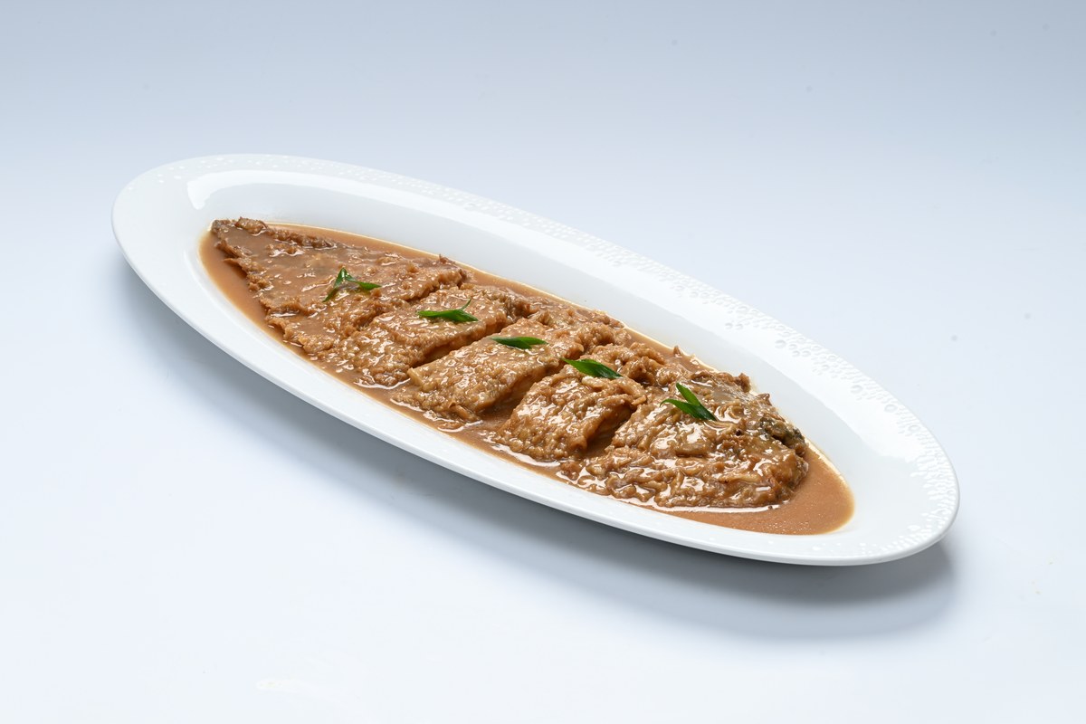 京都宴禧酒店红烧带鱼段实拍