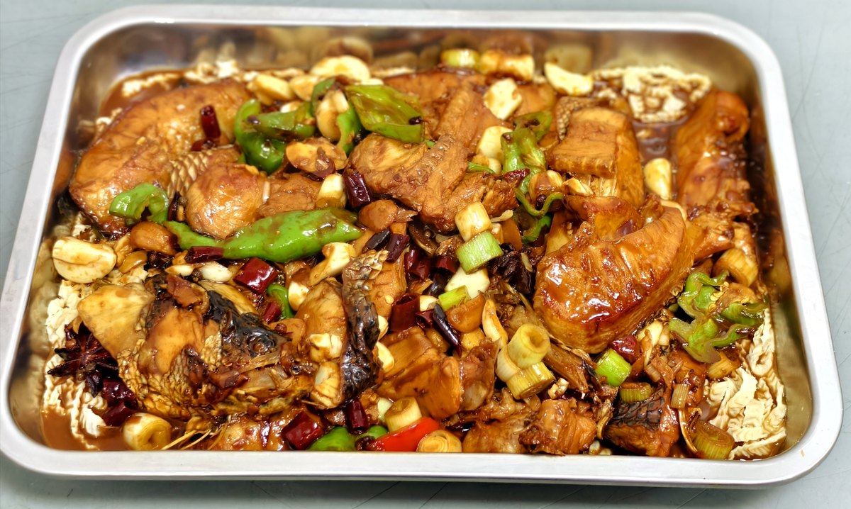 京都渔市·超级平价大排档寿光店酱卤肉类大盆菜聚餐分享实拍