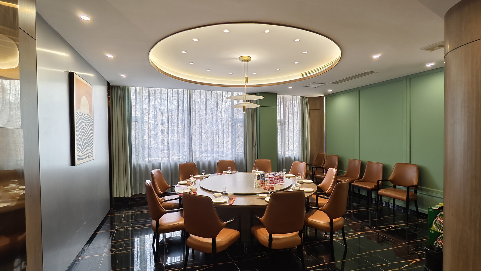 京都渔市·超级平价大排档12人包间圆桌商务聚餐